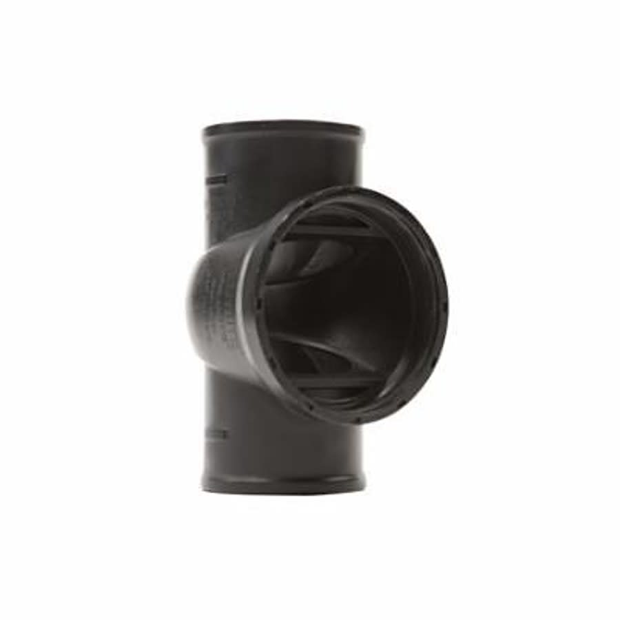 TESTRITE® No Hub DWV Test/Cleanout Tee Only, 6 in Cleanout, PVC