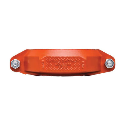 Rigid Coupling, 6 x 4 in, Groove, Ductile Iron, Enamel Painted