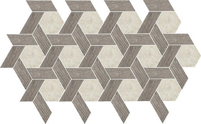 Historic Limestone Tradition Blend Hexagon 12X10 Matte
