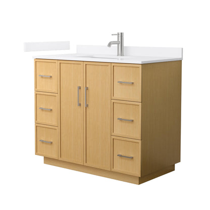 Elan Single Bathroom Vanity with Toe Kick - 42W x 35H x 22D
