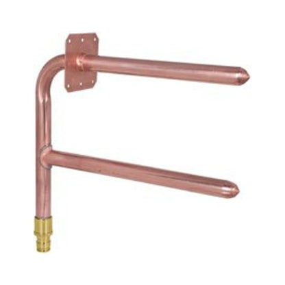 Double Stub Elbow, 1/2 in, C, Copper