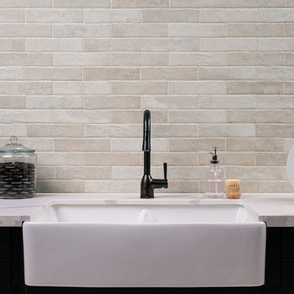 Brickstone IVORY PORCELAIN TILE