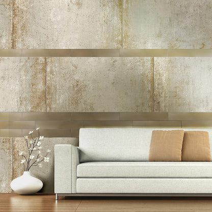 SlimLite Alloy Effects Distressed Zinc Rectangle, Distressed Zinc 39X118 Satin