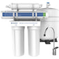 4 Stage RO System With Brushed Nickel Faucet