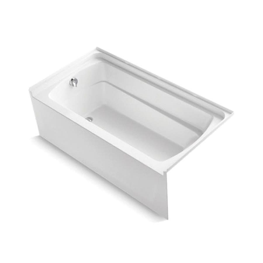 Ensemble™ Alcove Tub, ADA, 60 x 32-1/8 x 18 in, Left Hand Drain, White