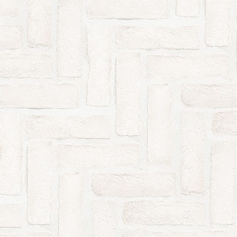 Alpine White Clay Brick Herringbone 2..5