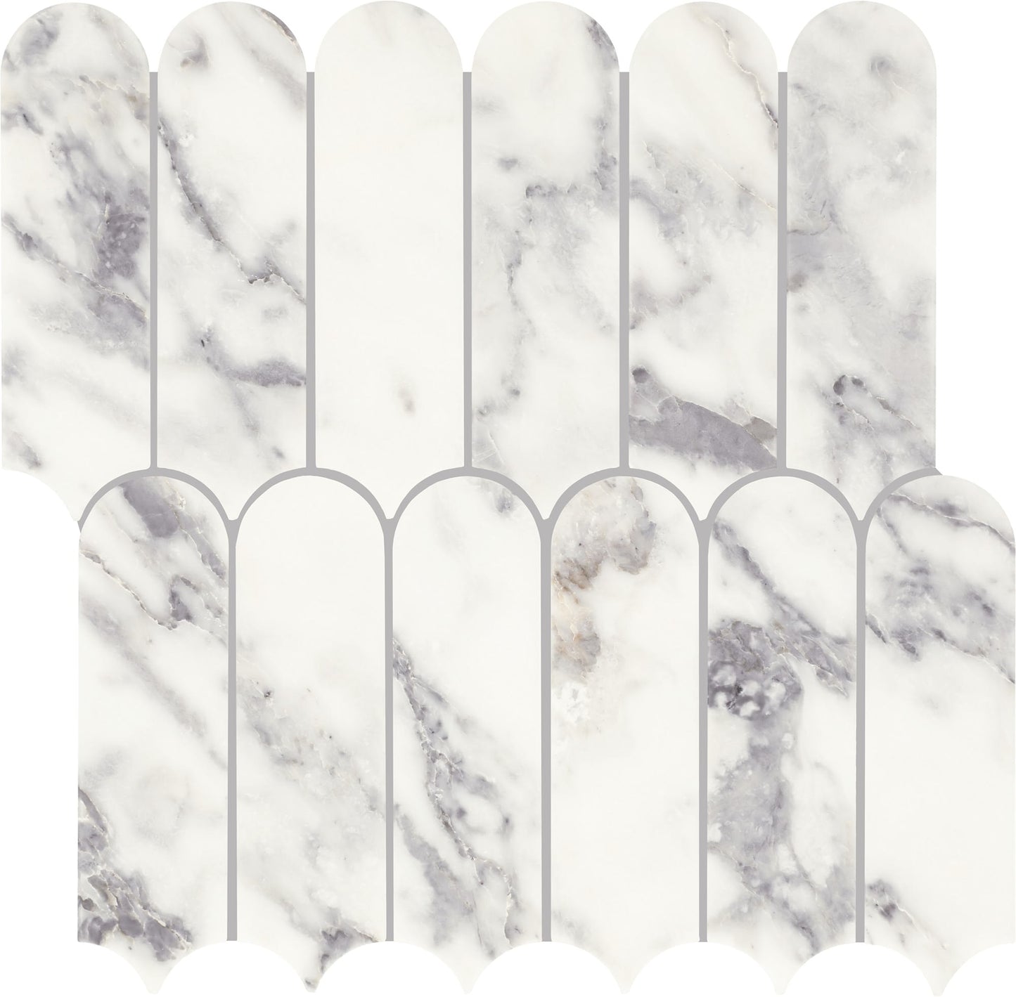 Eclessia Marble Arabescato Argento Rectangle 12X24 Honed