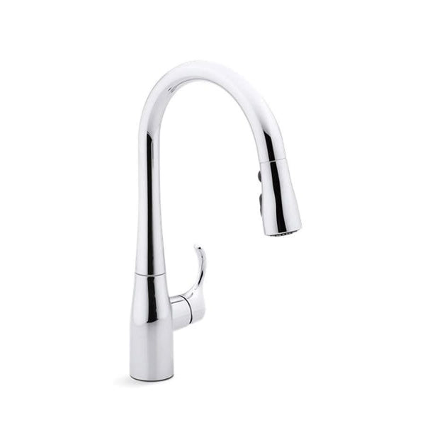 Simplice® Kitchen Faucet, Deck Mount, ADA, 1 Lever Handle, 1 or 3-Hole, Polished Chrome