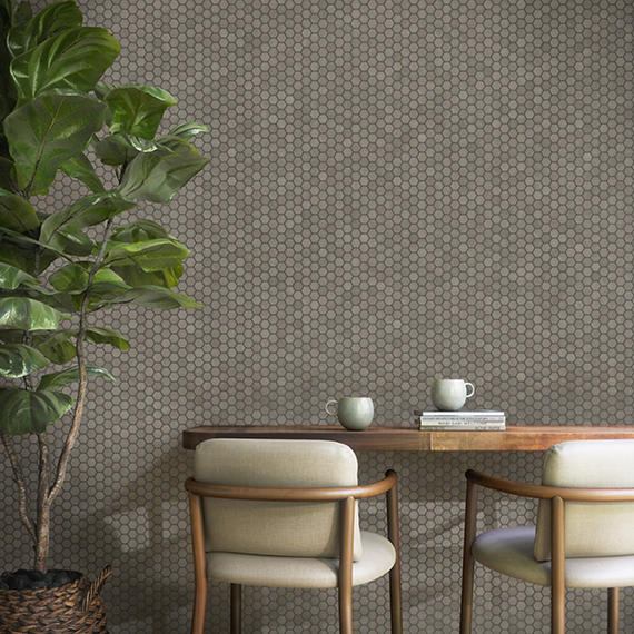 Moroccan Concrete Gray Hexagon 8X9 Matte
