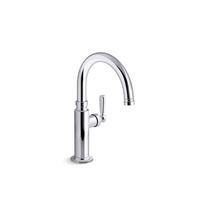 Edalyn™ by Studio McGee Bar Faucet, Deck Mount, 1 Lever Handle, 1-Hole, Polished Chrome