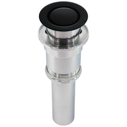 Lavatory Pop Down Drain, Matte Black