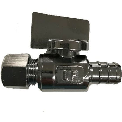 1/2" x 3/8" Quarter Turn Straight Valve