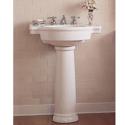 Retrospect 27" Fireclay Pedestal Sink Only - Less Pedestal