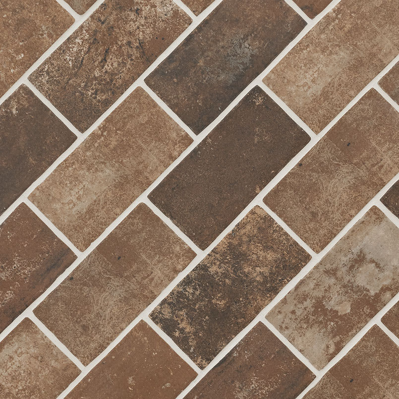 Brickstone Red Porcelain Tile 5X10