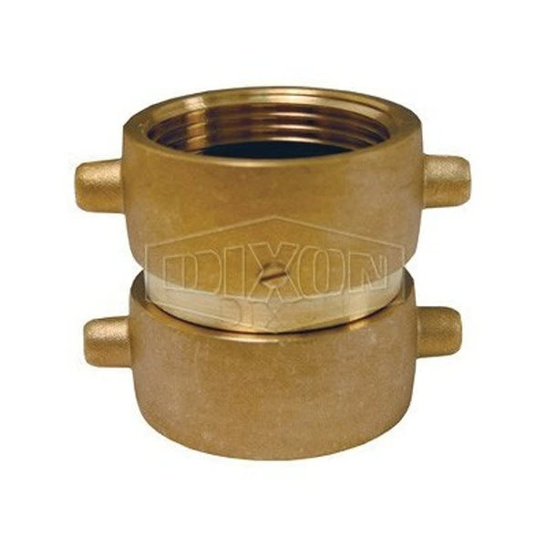 Fire Hose Adapter, 1-1/2 in, Brass