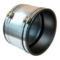 Shielded Transition Coupling, 8 in, PVC/Stainless Steel