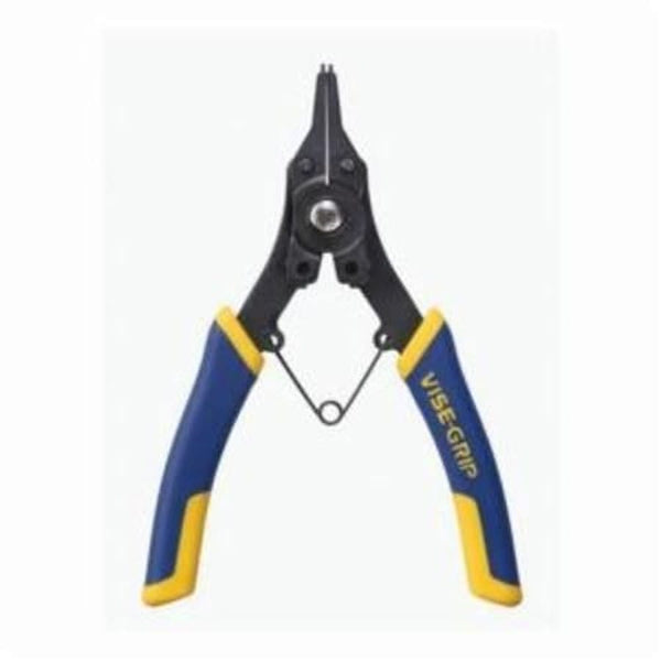 Convertible Snap Ring Plier, 6-1/2 in L x 1-7/20 in W x 1 in THK Jaw, 6-1/2 in OAL