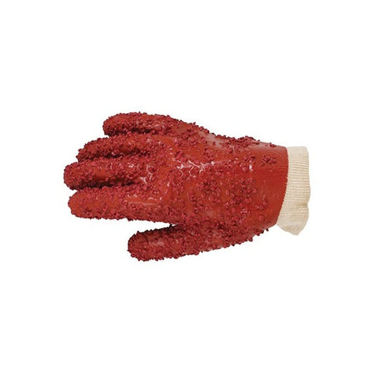 Rough Surface General Purpose Gloves, Non-Slip, L, PVC