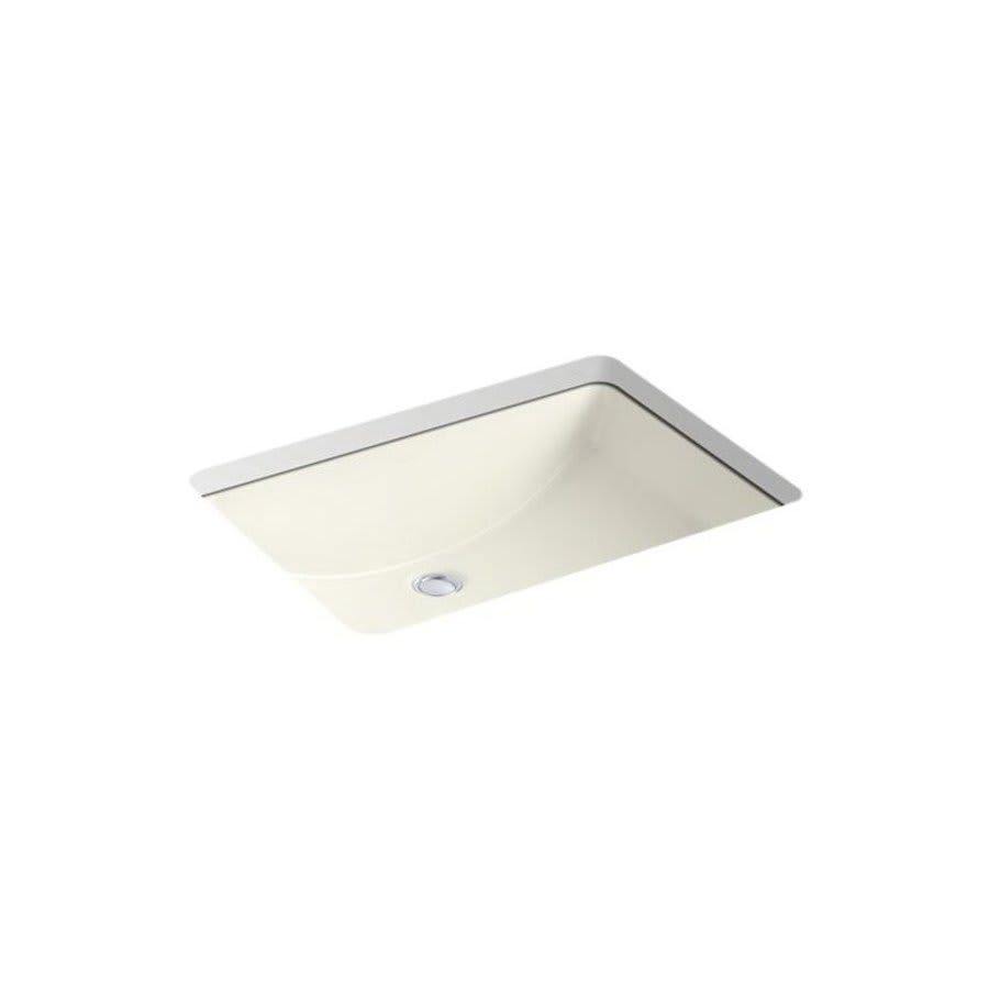 Ladena® Under Mount Lavatory Sink, ADA, 23-1/4 x 16-1/4 x 8-1/8 in, Vitreous China, Biscuit