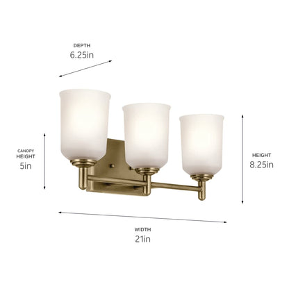 Shailene 3 Light 21" Wide Vanity Light