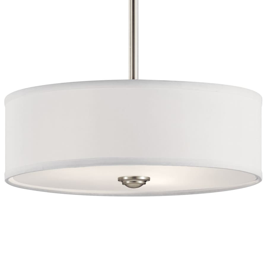 Shailene 3 Light 14" Wide Semi-Flush Drum Ceiling Fixture