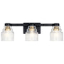 Vionnet 3 Light 24" Wide Bathroom Vanity Light