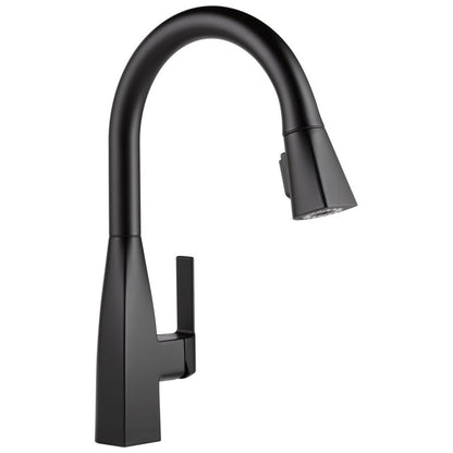 Xander® Kitchen Faucet, Deck Mount, ADA, 1 Blade Handle, 1-Hole, Matte Black