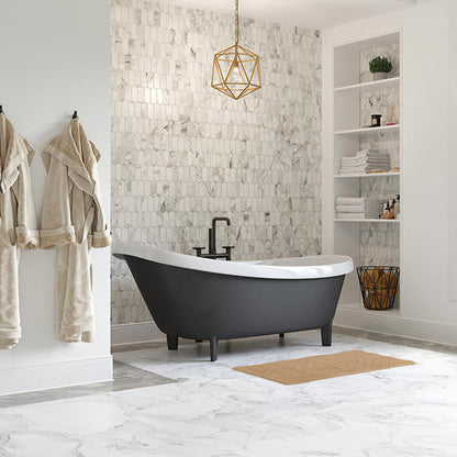 Marble Attache Calacatta Rectangle 12X24 Polished