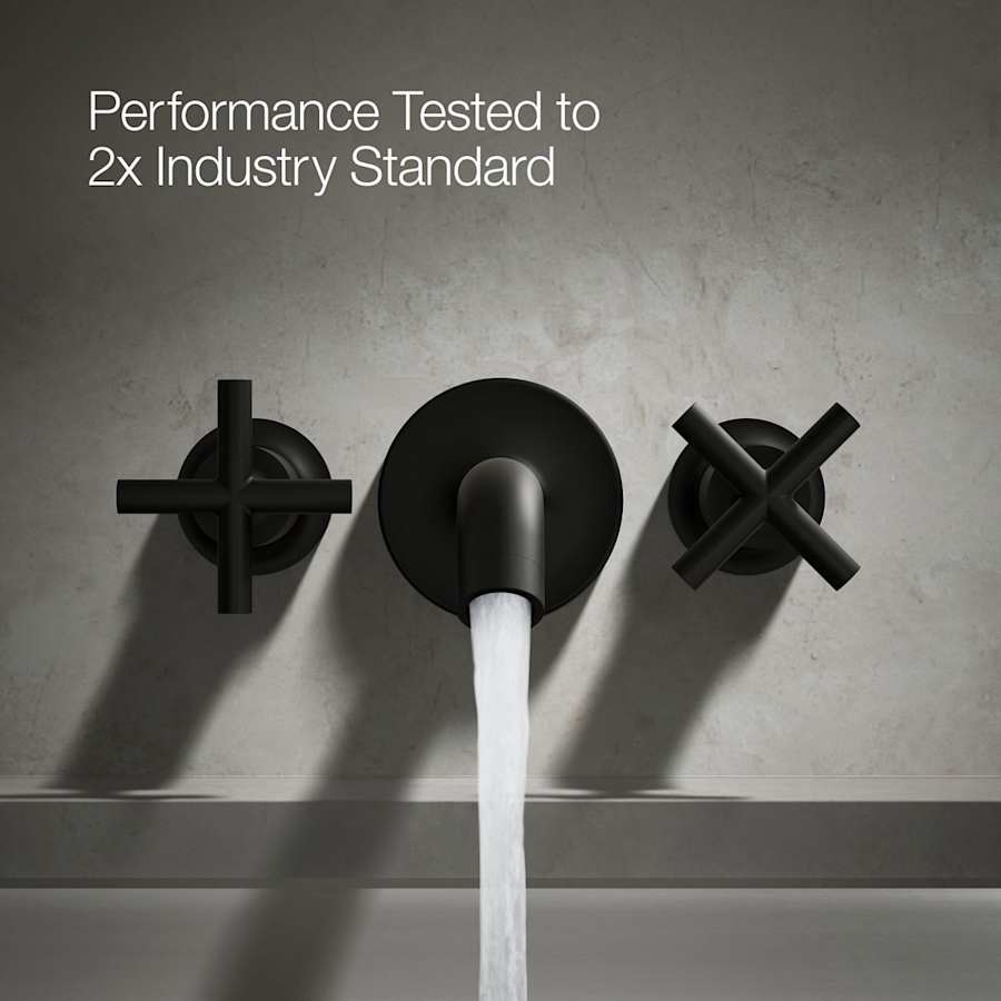 Purist Deck or Wall Mounted Cross Handles for Tub Faucet