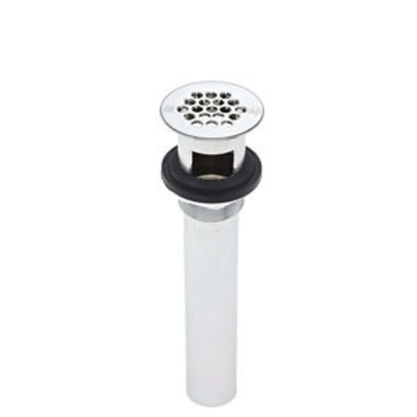 Open Grid PO Plug, 7/32 in, Cast Brass Grid, Polished Chrome