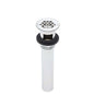 Open Grid PO Plug, 7/32 in, Cast Brass Grid, Polished Chrome