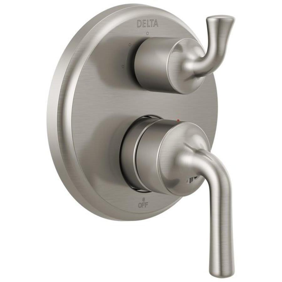 Kayra™ Pressure Balanced Tub & Shower Trim, ADA, Stainless