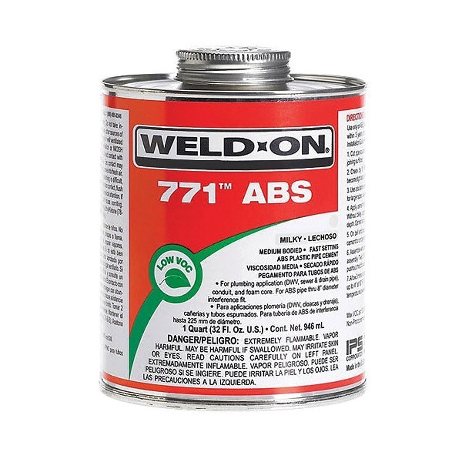 771™ Medium Body Cement, 1 pt, Milky, For ABS