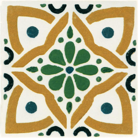 Cotto Revival Marbella Square, Handcrafted 4X4 Glossy