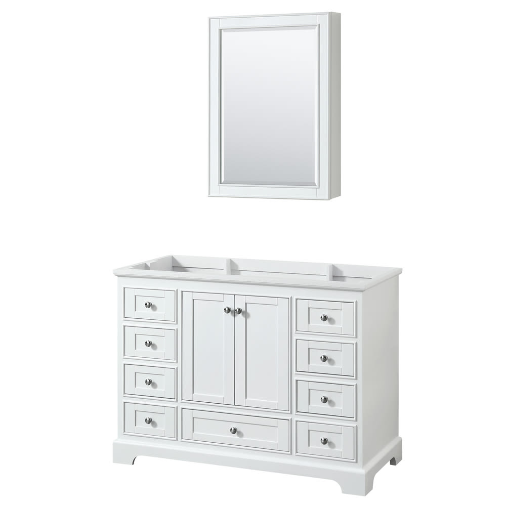 Deborah Single Bathroom Vanity - 47.25W x 34.25H x 21.5D