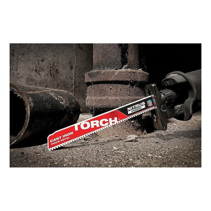 SAWZALL® The Torch™ Carbide Tip Reciprocating Saw Blade, 9 in L, 7 tpi, 0.05 in THK