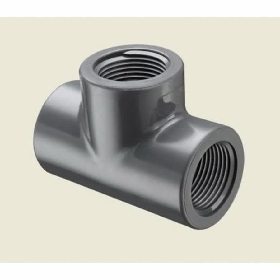 Tee, 1 in, FNPT, SCH 80/XH, PVC