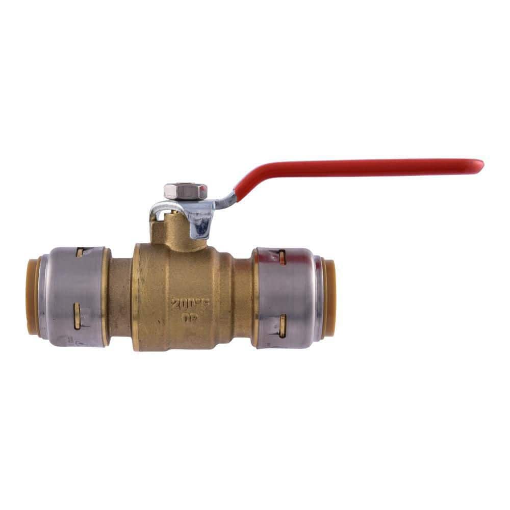 Max 3/4 in. Brass Push-to-Connect Ball Valve