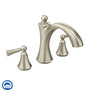 Wynford Deck Mounted Roman Tub Filler Trim with Metal Lever Handles