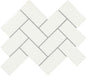 Artezen Elegant White Herringbone 2X4 Glossy