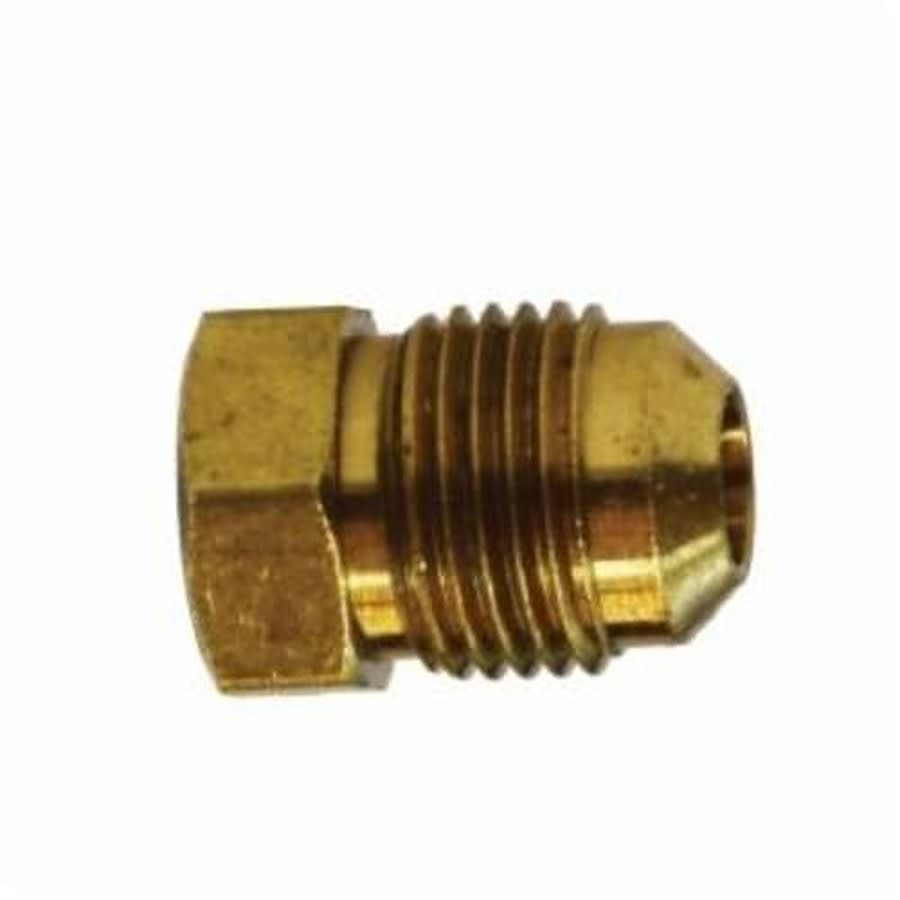 Plug, 1/4 in, Flare, Brass, Rough Brass