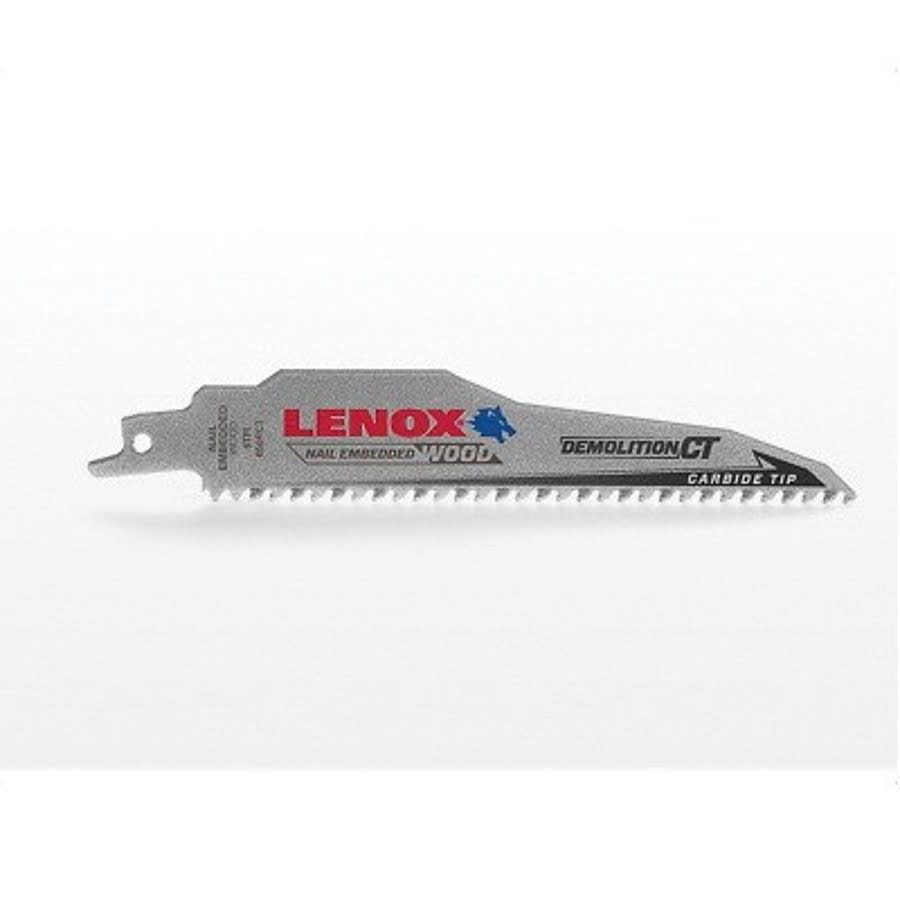 DemoWolf™ Carbide Tip Demolition Reciprocating Saw Blade, 9 in L, 6 tpi, 0.05 in THK, 5-Pack