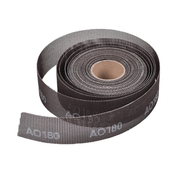 Open Mesh Abrasive Cloth, 5 yd L, 1-1/2 in W
