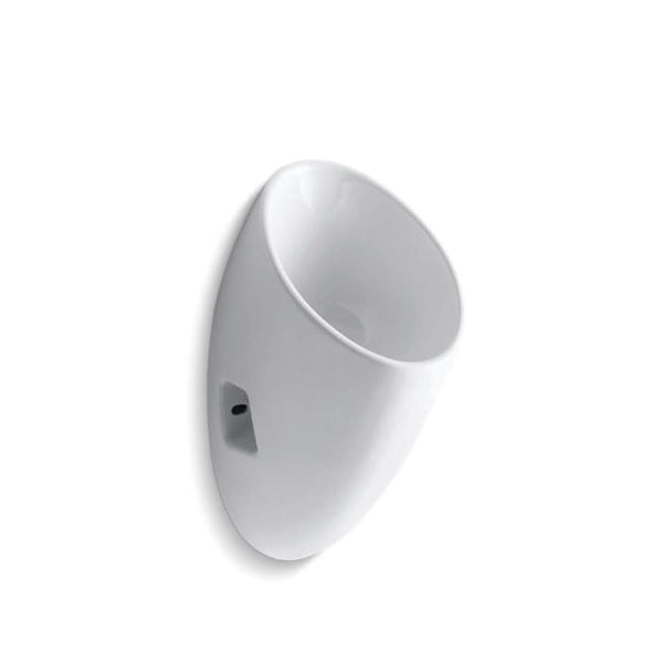 Steward® Waterless Urinal, ADA, Back Spud, White