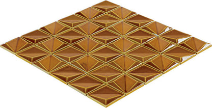 Artefino Vintage Amber Pyramid 1/2X6 Glossy