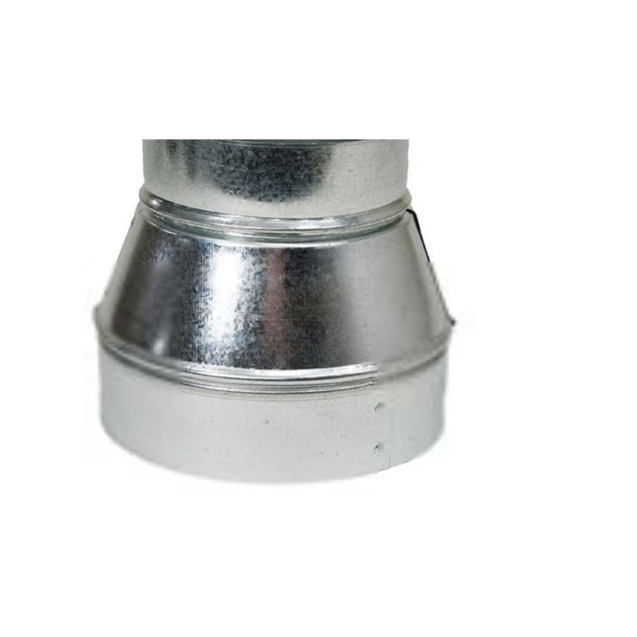 Vent Reducer, 6 in Dia, 26 ga