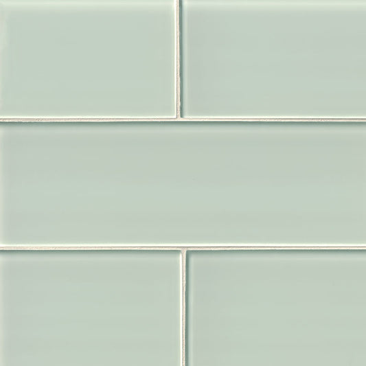 Arctic Ice Glass Subway Tile 4x12