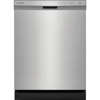 24 in Front Control Built-In Tall Tub Dishwasher in Stainless Steel with 4-cycles and DishSense Sensor Technology