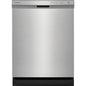 24 in Front Control Built-In Tall Tub Dishwasher in Stainless Steel with 4-cycles and DishSense Sensor Technology
