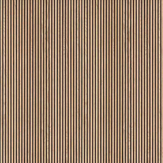 Natural Acoustic Wood Slat Panels